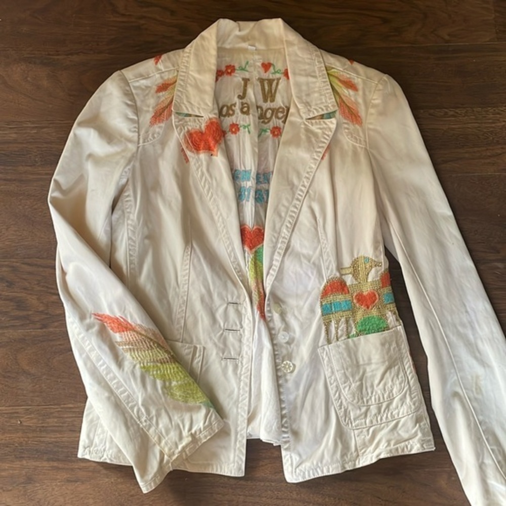 Johnny Was Los Angeles Falcon Feather blazer - size small